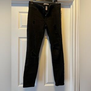Refuge Black Ripped Jean’s Size 8